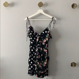 For Love & Lemons Mochi shirred mini dress